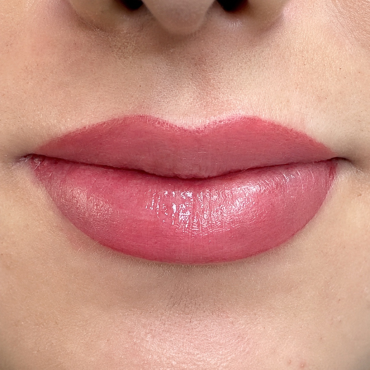 Lip blush permanent makeup result by Mari Blush in Montreal